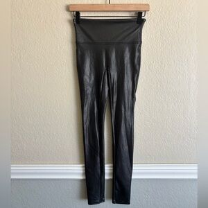 SPANX Faux Leather Leggings Small